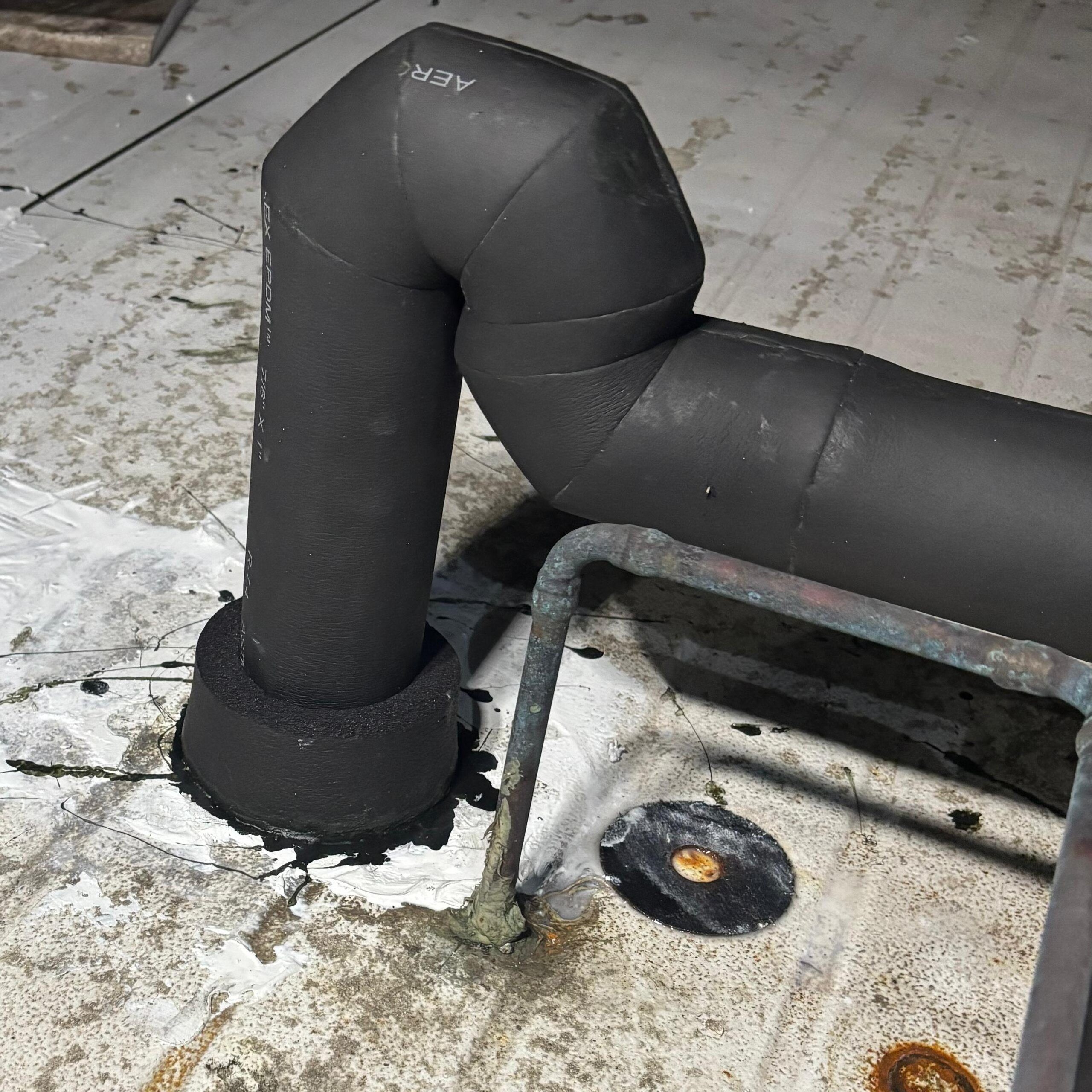 Thermal insulation in supermarkets